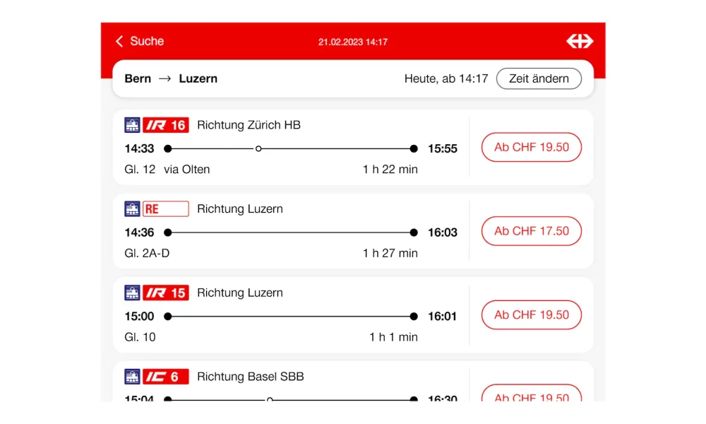 Der SBB Billettautomat bekommt ein Update.
